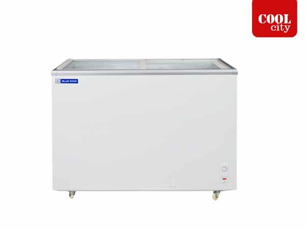 BLUE STAR - GLASS TOP DEEP FREEZER | GT200AG - 200 LTR